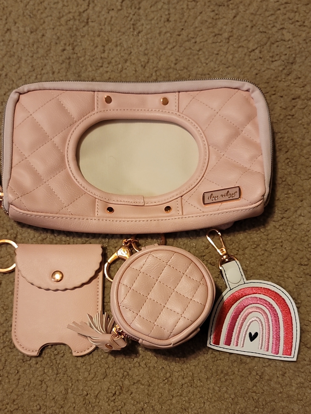 Itzy Ritzy Pink Accessories Bundle